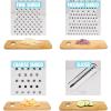 imageBox Grater with Storage Container ampamp Lid MultiSided Stainless Steel Grater for Fine Medium Coarse Shreds ampamp Slicing NonSlip Base Dishwasher Safe Aqua