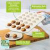 imageClean Ceramic 14Inch x 10Inch Roasting Pan Durable Aluminized Steel for Professional Results Clean Ceramic Nonstick Coating Oven Safe to 425F Dishwasher Safe AquaAqua