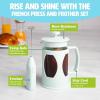 imageFrench Press and Frother Aqua 45Cup