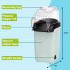 imageHot Air Popcorn Popper Healthy and Delicious Popcorn in Minutes Fast and EasytoUse BuiltIn Measuring Cup and Butter Warmer 8 Cups AquaAqua