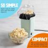 imageHot Air Popcorn Popper Healthy and Delicious Popcorn in Minutes Fast and EasytoUse BuiltIn Measuring Cup and Butter Warmer 8 Cups AquaAqua