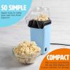 imageHot Air Popcorn Popper Healthy and Delicious Popcorn in Minutes Fast and EasytoUse BuiltIn Measuring Cup and Butter Warmer 8 Cups AquaBlue