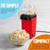 imageHot Air Popcorn Popper Healthy and Delicious Popcorn in Minutes Fast and EasytoUse BuiltIn Measuring Cup and Butter Warmer 8 Cups AquaRed