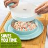 imageMeat Shredder Effortless Pulled Pork Chicken and Beef NonSlip Base for Stability Dishwasher Safe 10Inch Aqua