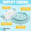 imageMeat Shredder Effortless Pulled Pork Chicken and Beef NonSlip Base for Stability Dishwasher Safe 10Inch Aqua