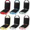 imageMini Nonstick Waffle Maker Perfect for Individual Waffles Hash Browns Brownies and more Quick Results Easy Clean Up 600W YellowPink