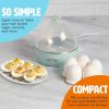 imageMini Rapid Egg Cooker 5Egg Capacity for Perfect Hard Boiled Eggs or Omelets Auto Shut Off AquaAqua