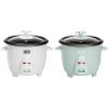 imageMini Rice Cooker with Removable Nonstick Bowl and Auto Keep Warm Function Great For Soups Stews Grains and Oats 6 Cups Cooked 3 Cups Uncooked 15Quart WhiteWhite