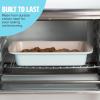 imageNonstick Toaster Oven Baking 3Piece Set PinkAqua