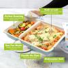 imageSmart Solutions Bakeware 9Inch x 5Inch Loaf Pan with Easy Lift Insert Durable Steel for Even Baking Premium Nonstick Coating Perforated Insert for Easy Lifting Dishwasher Safe AquaAqua