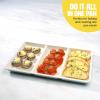 imageSmart Solutions Bakeware 9Inch x 5Inch Loaf Pan with Easy Lift Insert Durable Steel for Even Baking Premium Nonstick Coating Perforated Insert for Easy Lifting Dishwasher Safe AquaAqua