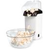 imageHot Air Popcorn Popper Healthy and Delicious Popcorn in Minutes Fast and EasytoUse BuiltIn Measuring Cup and Butter Warmer 8 Cups AquaWhite