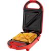 imageMini Sandwich Maker Makes Sandwiches Paninis Grilled Cheese Desserts Quick Results Easy Cleanup 600W AquaRed