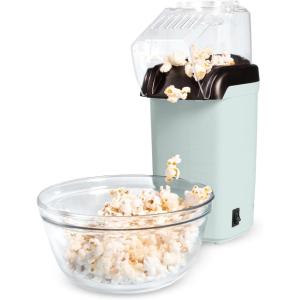 imageHot Air Popcorn Popper Healthy and Delicious Popcorn in Minutes Fast and EasytoUse BuiltIn Measuring Cup and Butter Warmer 8 Cups AquaAqua