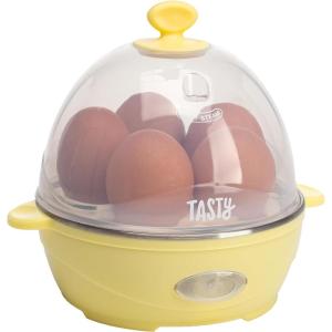 imageMini Rapid Egg Cooker 5Egg Capacity for Perfect Hard Boiled Eggs or Omelets Auto Shut Off AquaYellow