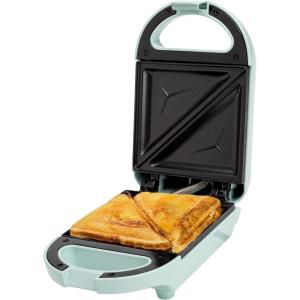 imageMini Sandwich Maker Makes Sandwiches Paninis Grilled Cheese Desserts Quick Results Easy Cleanup 600W AquaAqua