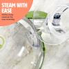 imageTasty Microwave Splatter Cover with Built in Water Steamer ampamp Reservoir Fits Plates up to 9quot Helps Retain Moisture and Taste Keeps Microwave Clean Dishwasher Safe