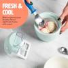 imageTasty Mini Ice Cream Maker Make Ice Cream Sorbet Frozen Yogurt Gelato Desserts Quick Results PinkAqua