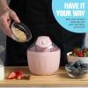 imageTasty Mini Ice Cream Maker Make Ice Cream Sorbet Frozen Yogurt Gelato Desserts Quick Results PinkPink