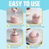 imageTasty Mini Ice Cream Maker Make Ice Cream Sorbet Frozen Yogurt Gelato Desserts Quick Results PinkPink