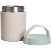 imageTasty Food Jar with Folding Handle Portable Snack Travel or Lunch Container Stainless Steel Insulated Vacuum with LeakProof Lid Keeps Food Hot or Cold for Hours 15Ounce PinkCream